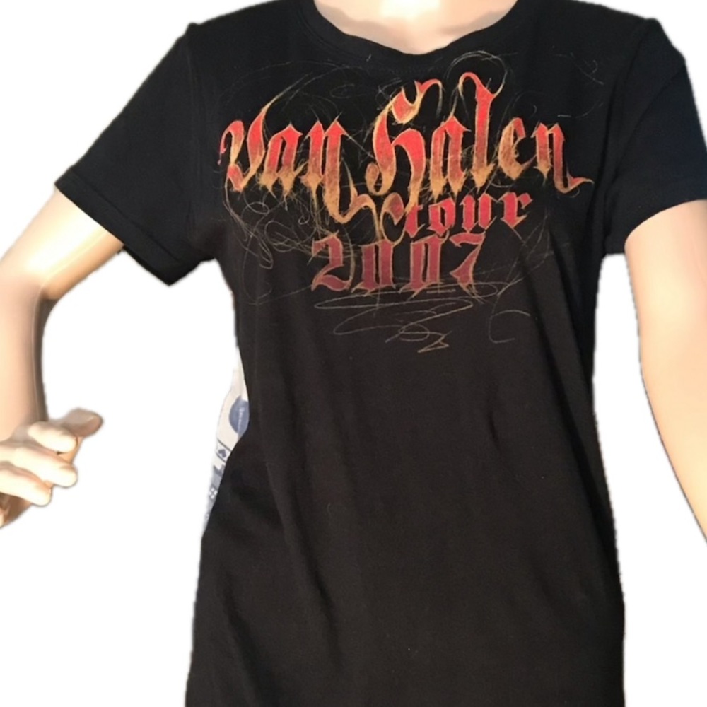 Van Halen 2007 tour concert shirt women’s large y2k authentic grunge rock chic
